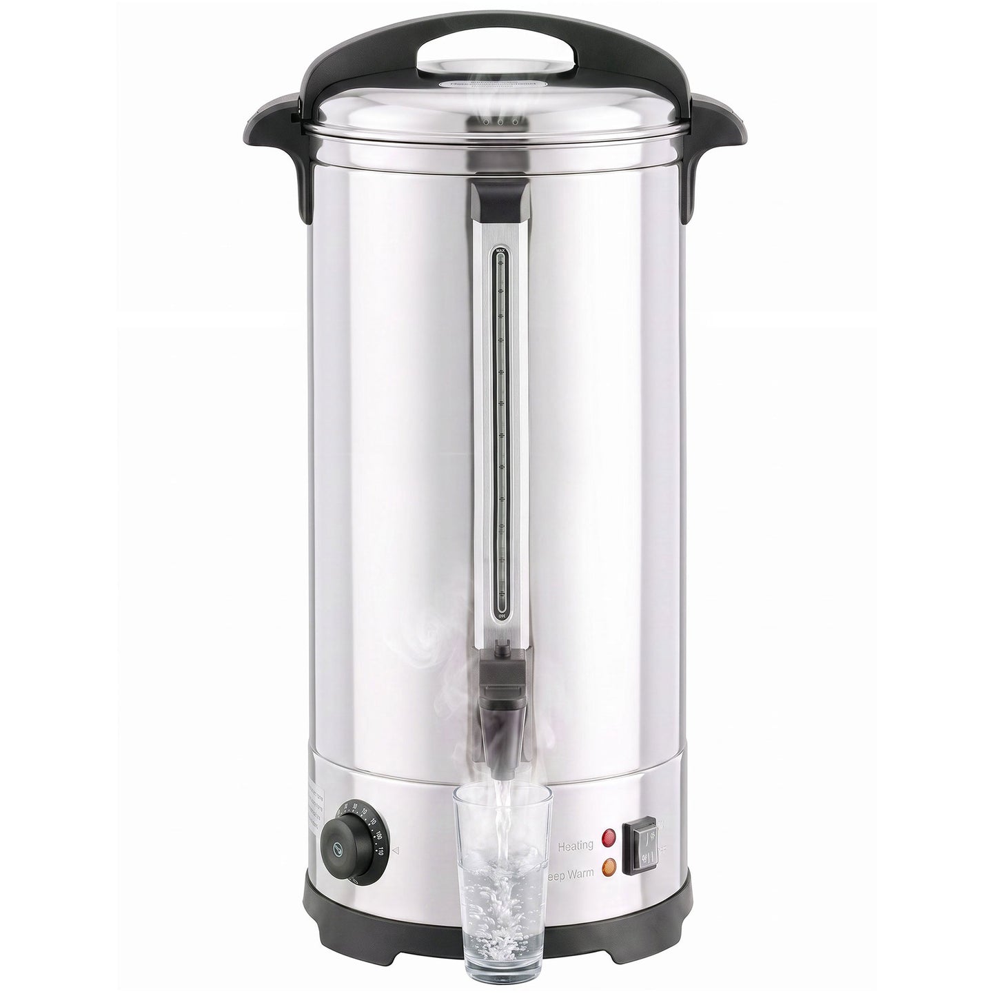 24L Catering Urn, 2500W Stainless Steel Tea Urn with Keep Warm