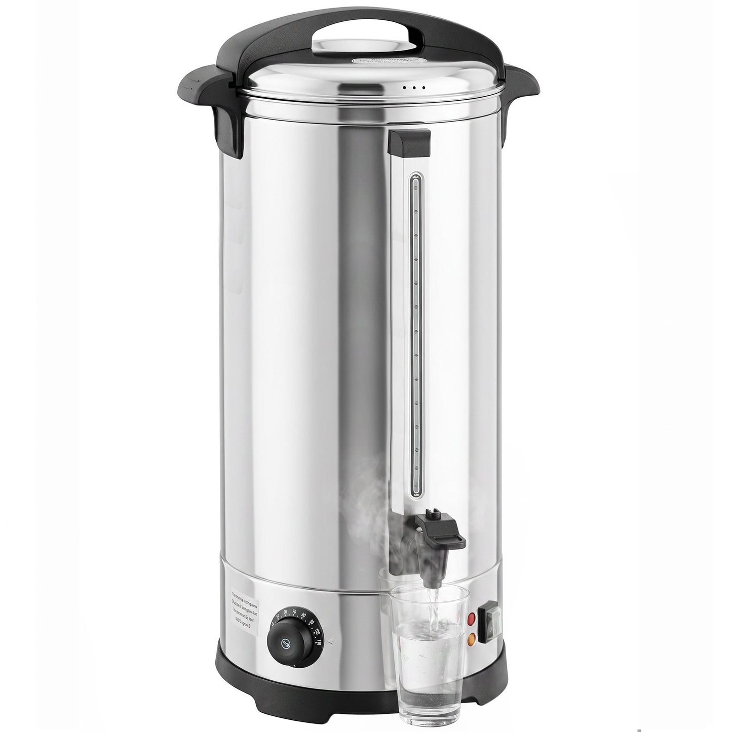 24L Catering Urn, 2500W Stainless Steel Tea Urn with Keep Warm