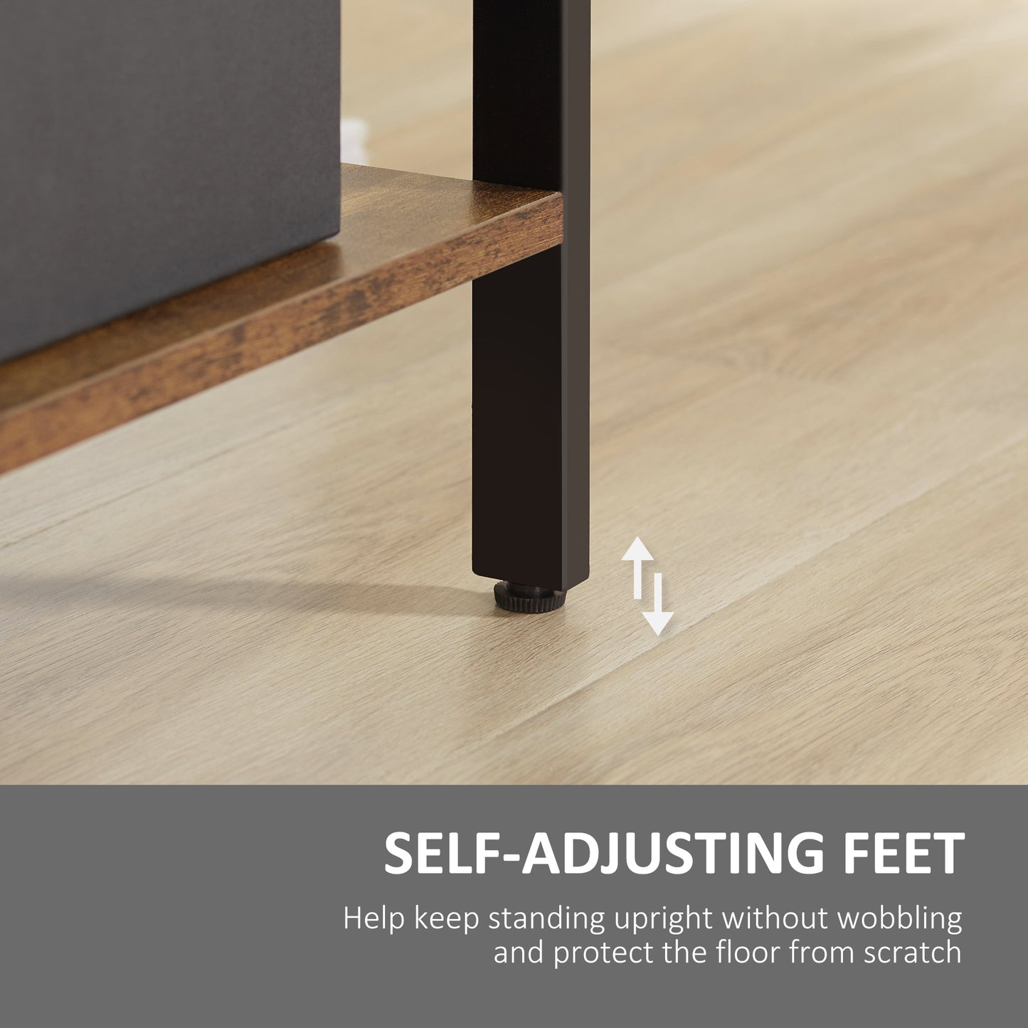 Industrial Storage Shelf Bookcase Closet Floor Standing Display Rack