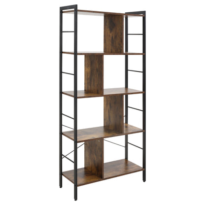 Industrial Storage Shelf Bookcase Closet Floor Standing Display Rack