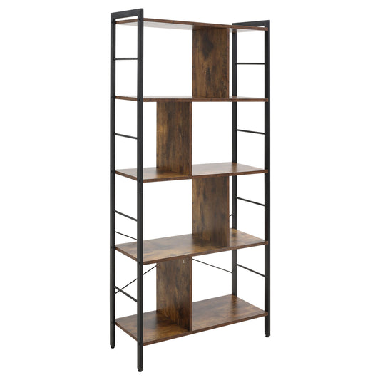 Industrial Storage Shelf Bookcase Closet Floor Standing Display Rack