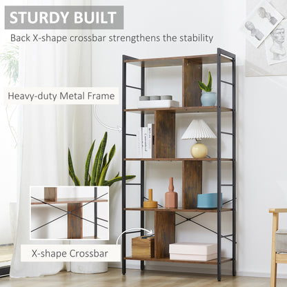 Industrial Storage Shelf Bookcase Closet Floor Standing Display Rack