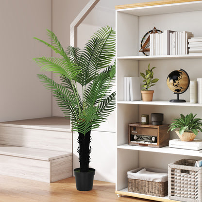 175cm Artificial Areca Palm Tree with PE Leaves and Flocked Soil