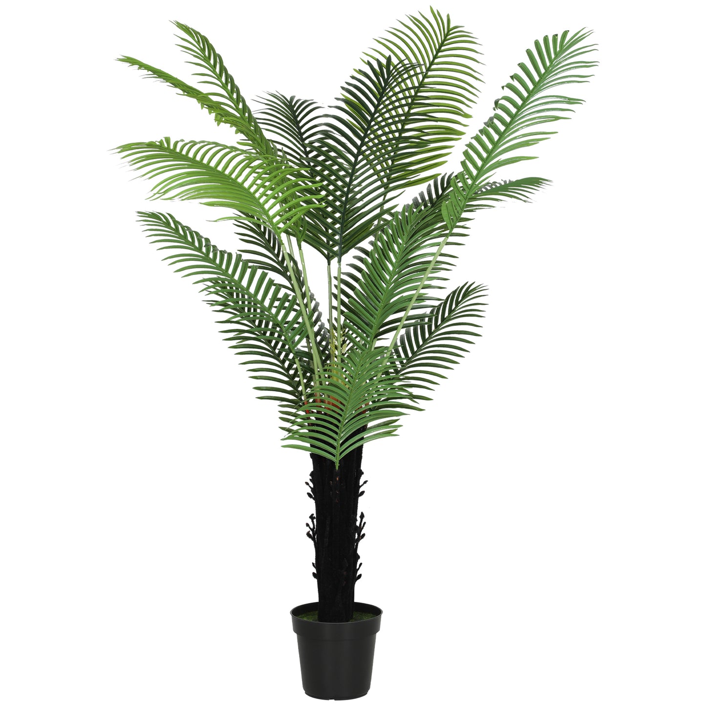 175cm Artificial Areca Palm Tree with PE Leaves and Flocked Soil