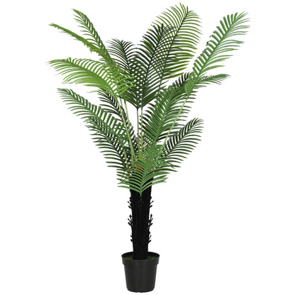 175cm Artificial Areca Palm Tree with PE Leaves and Flocked Soil