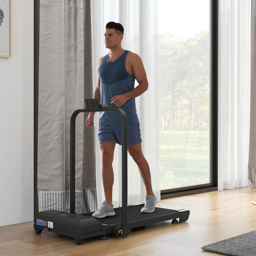 2.5HP Folding Treadmill Walking Pad with Remote Control, 1-10KM/H