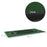 120 x 60 cm Poker Mat 6 Player Water-Resistant, Green