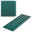 Pack of 12 Metal Roofing Sheets for Greenhouse and Shed, Green