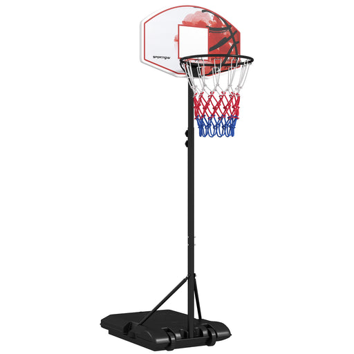 Adjustable Basketball Stand Net Set System with Wheels, 179-209cm