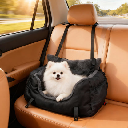 Dog Car Seat for Small Dogs, Dog Booster Car Seat with Fixed Buckle