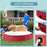 160 x 30H cm Pet Swimming Pool - Red/Blue PVC