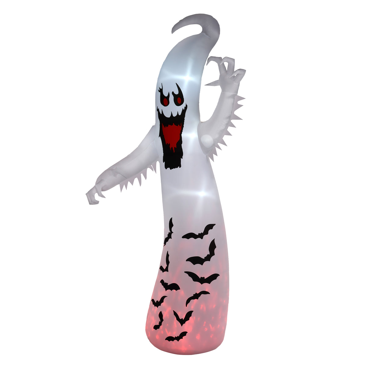 11.8FT Halloween Inflatable Spooky Ghost, Blow Up Garden Decoration
