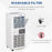 Mobile Air Conditioner White W/ Remote Control Cooling Dehumidifying Ventilating - 557W