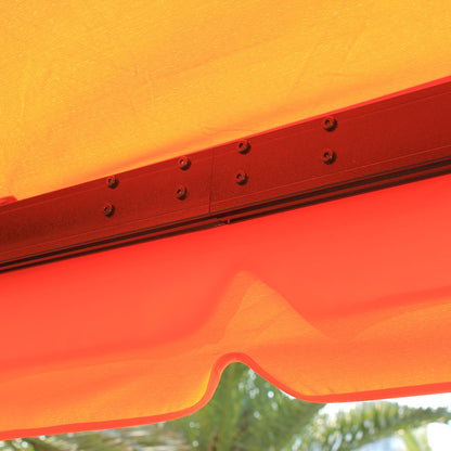 3m x 3.6m Aluminium Gazebo Canopy Patio Marquee Party Tent Orange