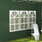 Gazebo Side Panels, Sides Replacement with Window for 3x3(m) or 3x4m Pop Up Gazebo, 2 Pack, Green