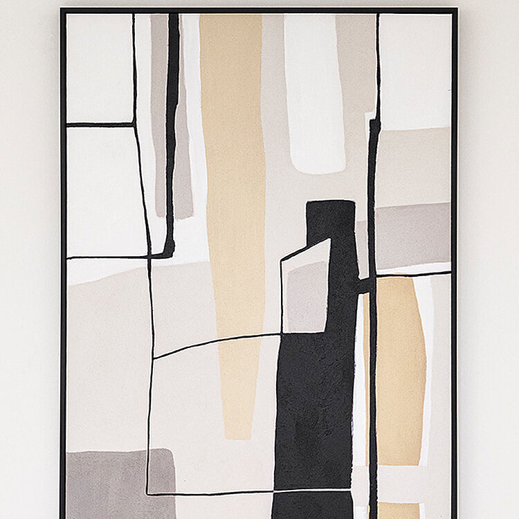 Brownstone Two - Hand-Painted Wall Art