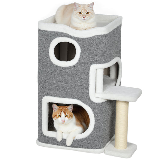 75 cm Cat Tree Cat Condo for Indoor Cats with Scratching Post