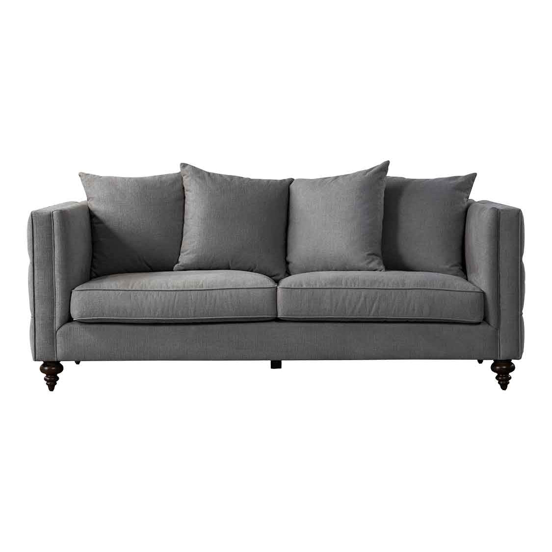Ascot Three Seat Sofa – Flint Grey