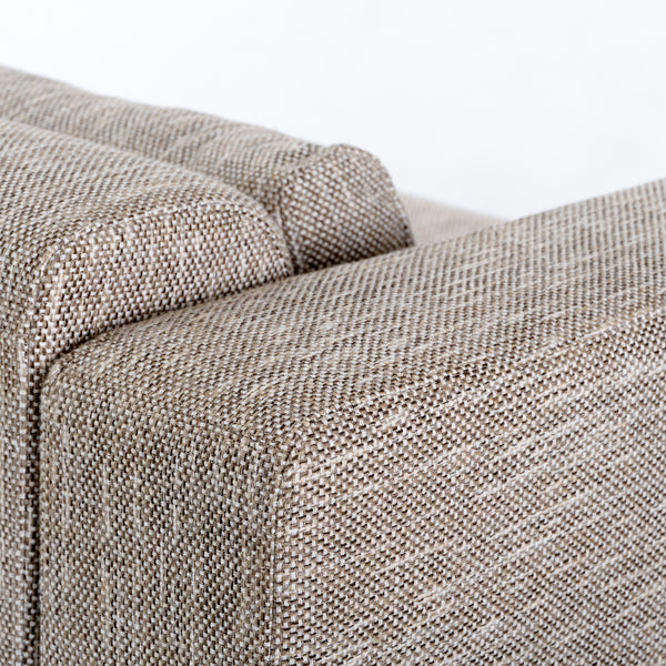 Dolce Corner Sofa Right Hand Dark Taupe Linen