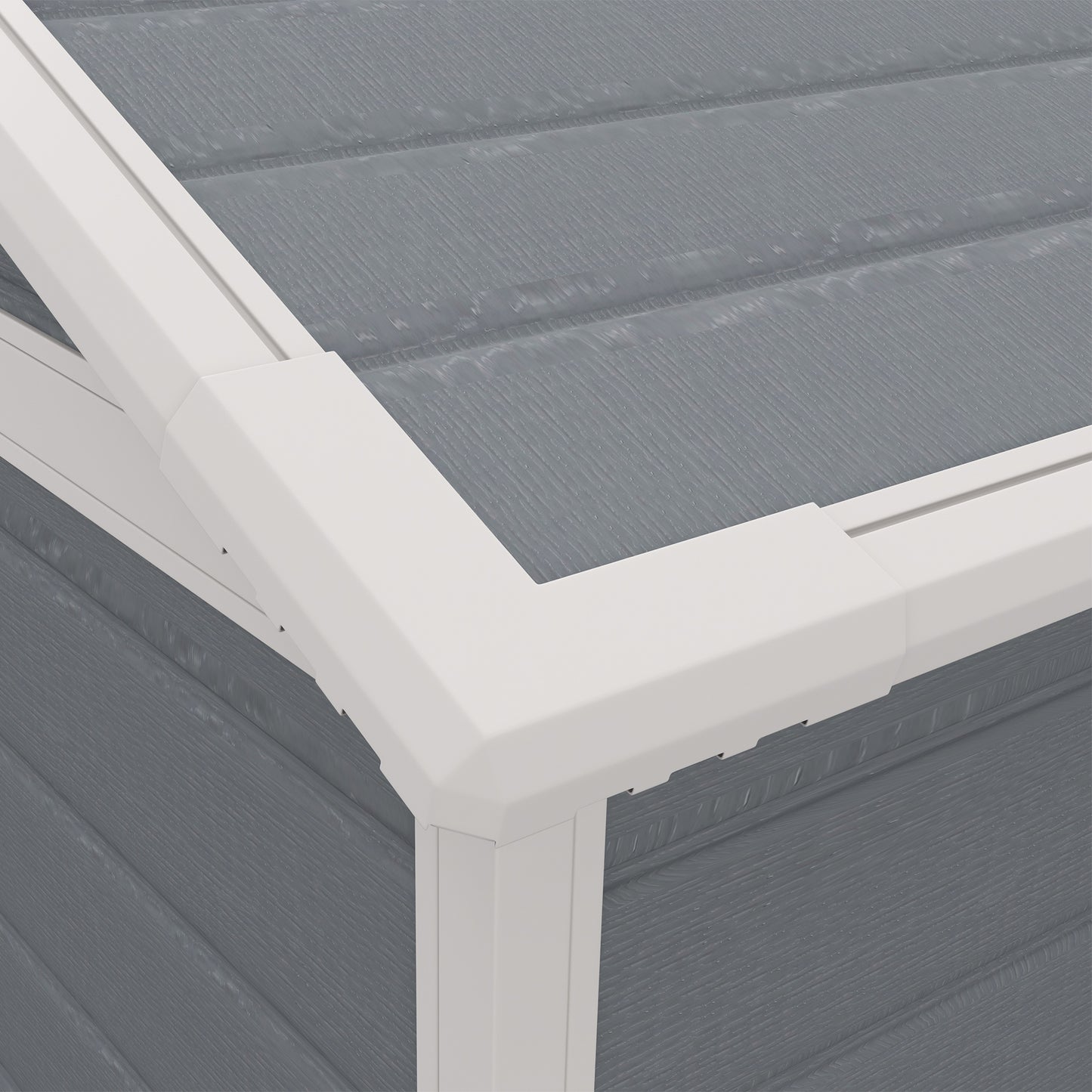 Lock Up Shed - 6Ft x 4.5Ft Garden Shed in Grey