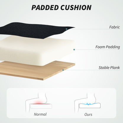 Draughtsman Chair, Mesh Ergonomic Drafting Chair, Black