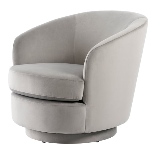 Melville Swivel Chair - Dove Grey