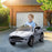 Aston Martin DBX Licensed 12V Kids Ride on Car, Battery Powered Kids Electric Car with Remote Control, 4 Suspension Wheels, LED Lights Music Horn, Slow Start, for Ages 3-6, Grey