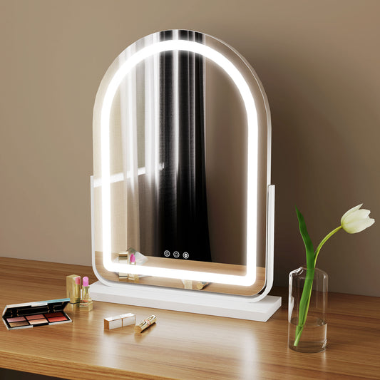 Vanity Mirror with Light, 3 Colour, 360 Degree Rotation, Touch Screen