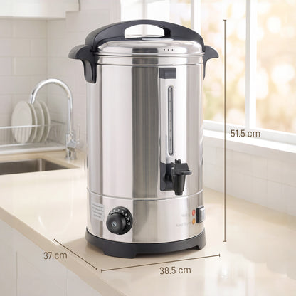 13L Catering Urn, 2500W Stainless Steel Tea Urn with Keep Warm