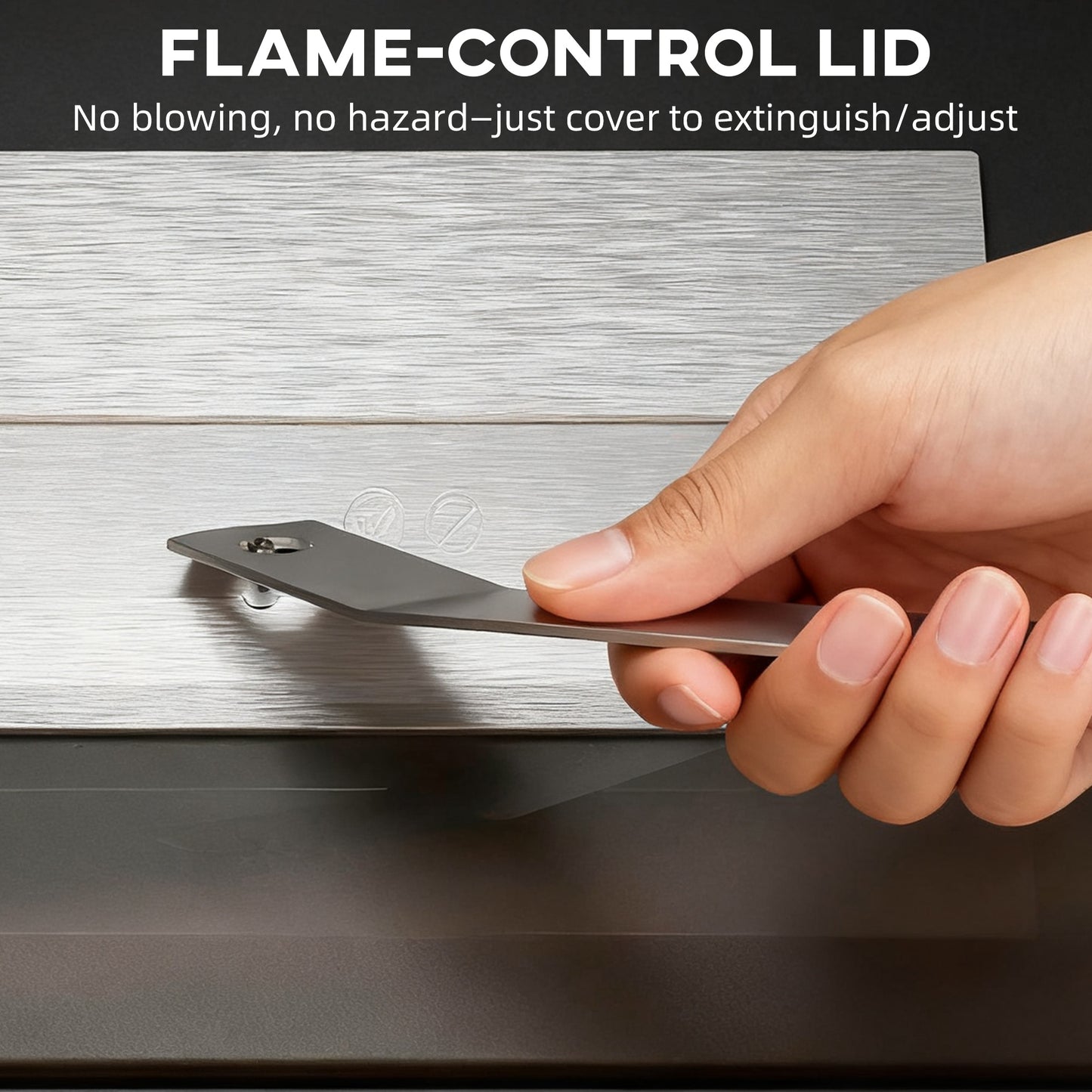 22" Bio Ethanol Fireplace Stove, Ethanol Fire Burner with Door