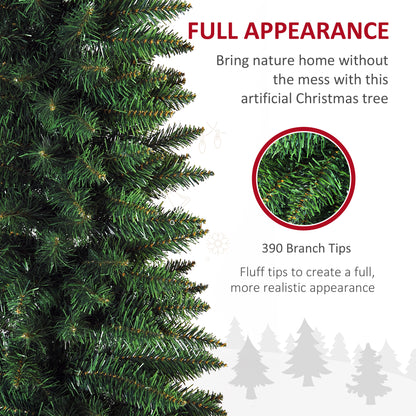7FT Tall Christmas Pine Tree Artificial Easy Assembly Holiday Décor