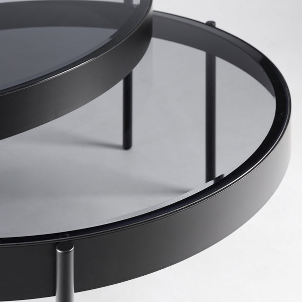 Orion Black Nesting Coffee Tables