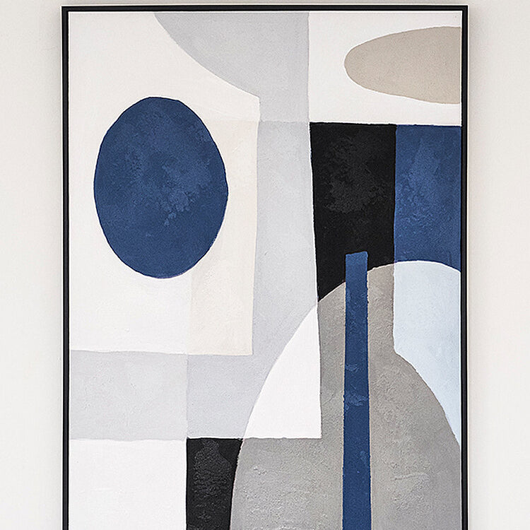 Blue Notes Two - Hand-Painted Wall Art