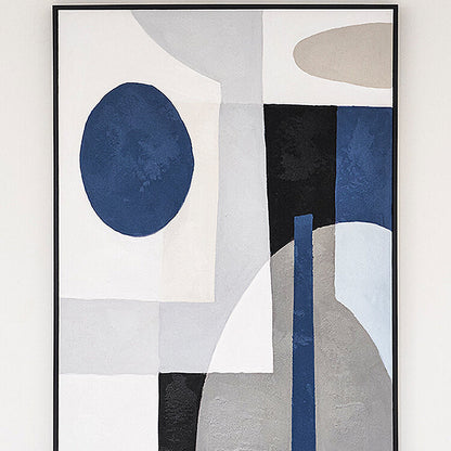 Blue Notes Two - Hand-Painted Wall Art