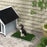 Dog Toilet with 2 Packs Artificial Grass Pads, 67 x 41cm, Green