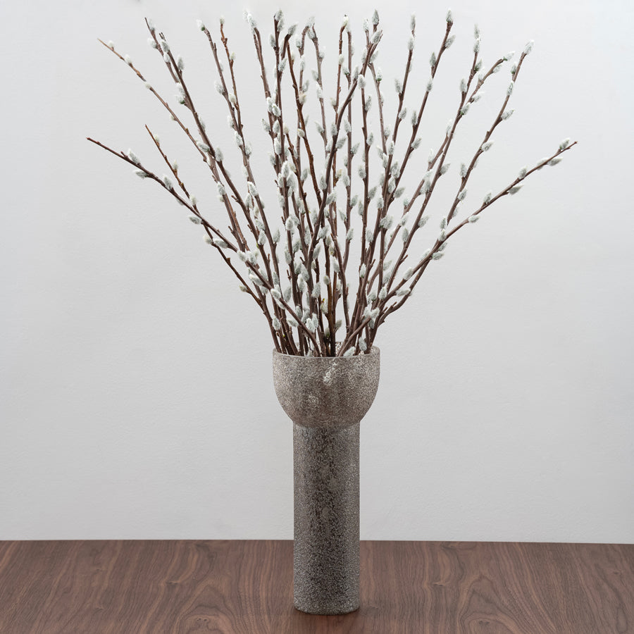 Large Speckled Glass Vase