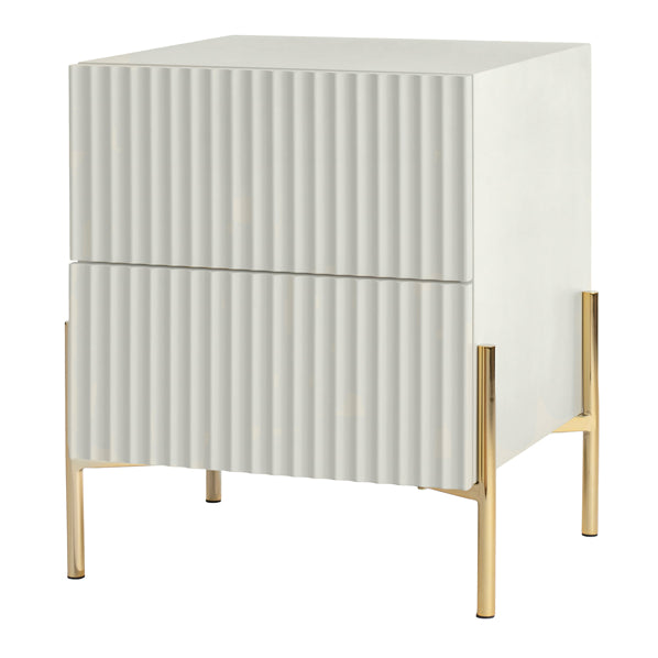 Lexington Pebble Grey Bedside Table