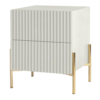 Lexington Pebble Grey Bedside Table