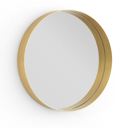 Alana Round Mirror – Brass
