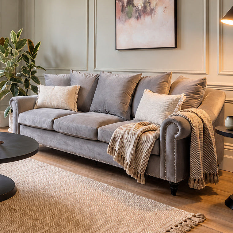 Portman Three Seat Sofa - Dove Grey