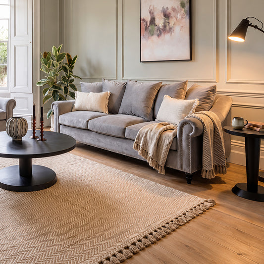 Portman Three Seat Sofa - Dove Grey