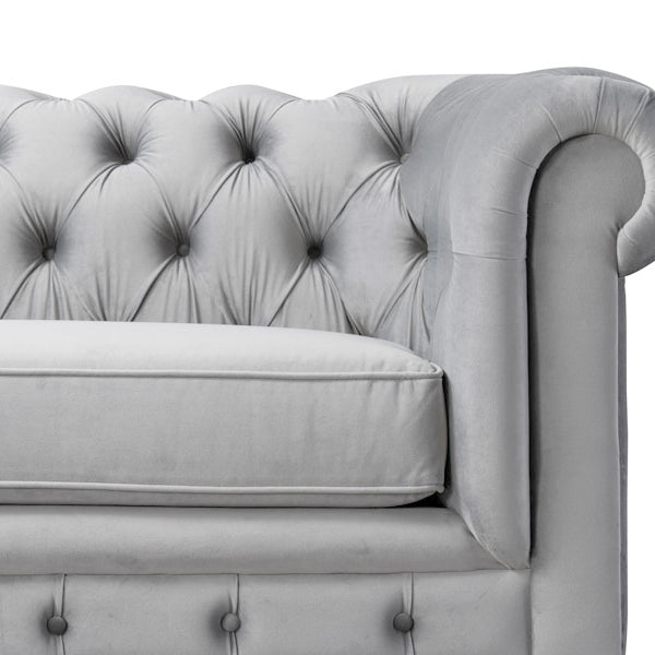 Monty Three Seat Sofa - Dove Grey