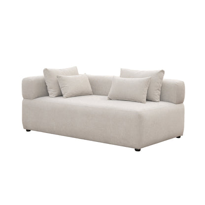 Beck Left Hand Chaise Longue – Parchment