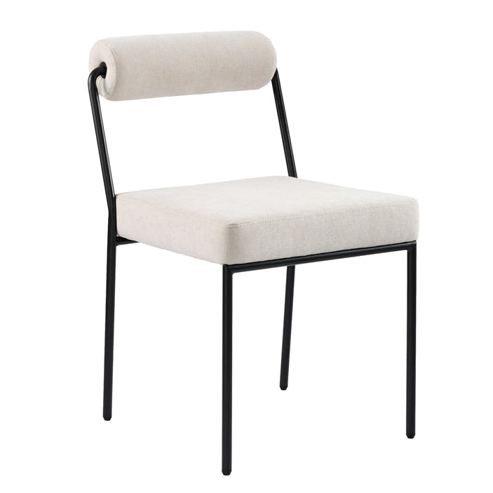 Set of 2 Nosta dining chairs - Light Taupe
