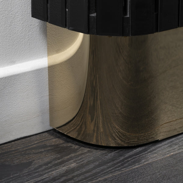 Anastasia Black Glass Radiator Cover