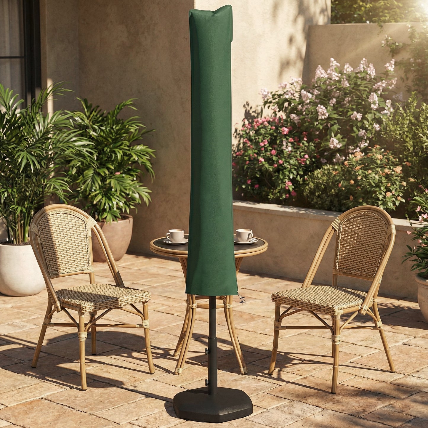 Parasol Cover, Patio Cantilever Cover, Banana Umbrella Cover, Green