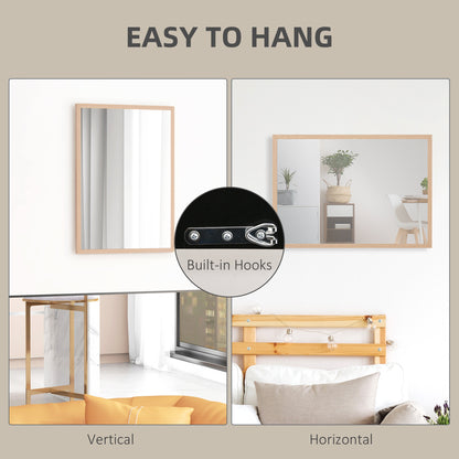 70x50cm Wall Bathroom Mirror for Home Decor, Vanity Mirror