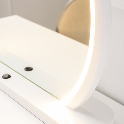 Elara White Dressing Mirror
