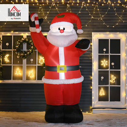 Inflatable Christmas Santa Claus Air Blown Decoration Yard for Lawn