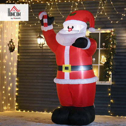 Inflatable Christmas Santa Claus Air Blown Decoration Yard for Lawn
